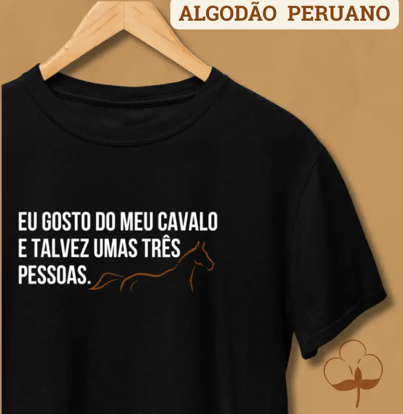 Eu gosto do meu cavalo e mais 3 pessoas 