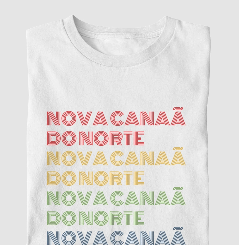 Nova Canaã do Norte Letreiro Retrô