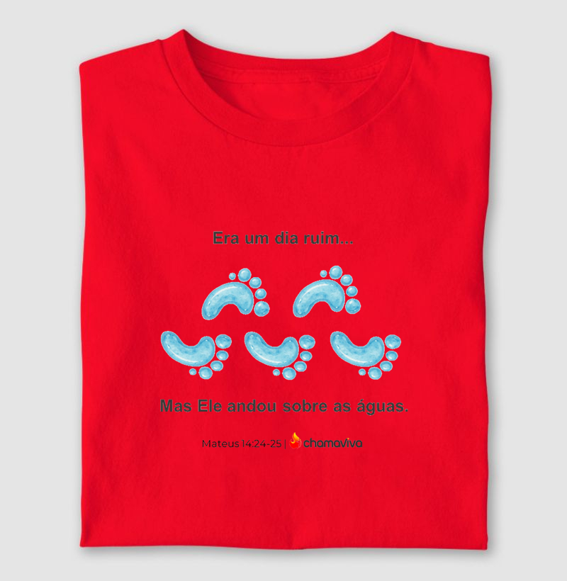 Ele andou sobre as águas