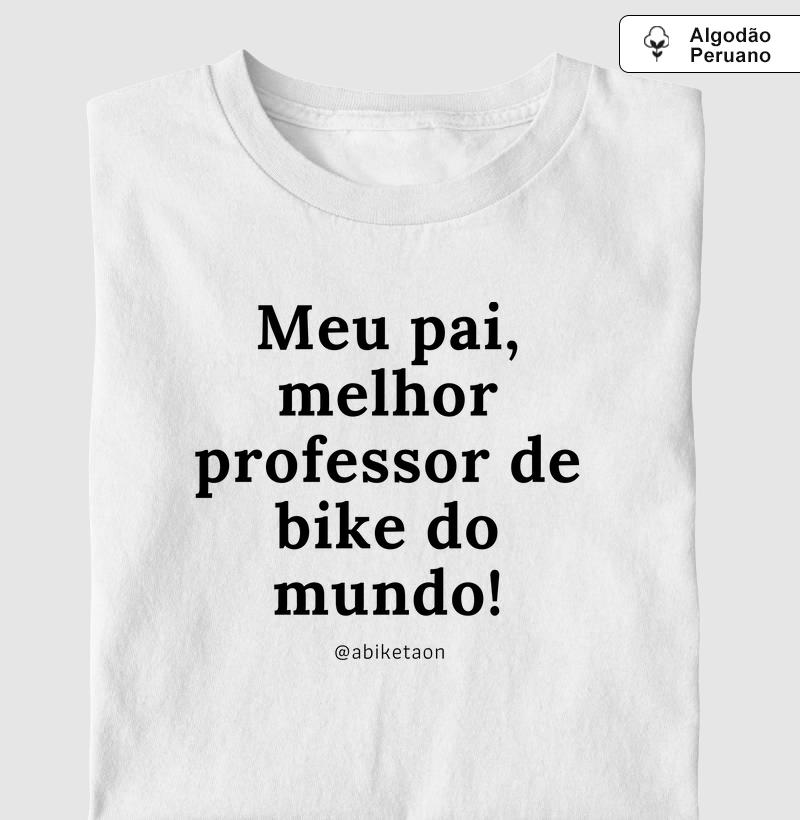 Meu pai melhor professor de bike do mundo!