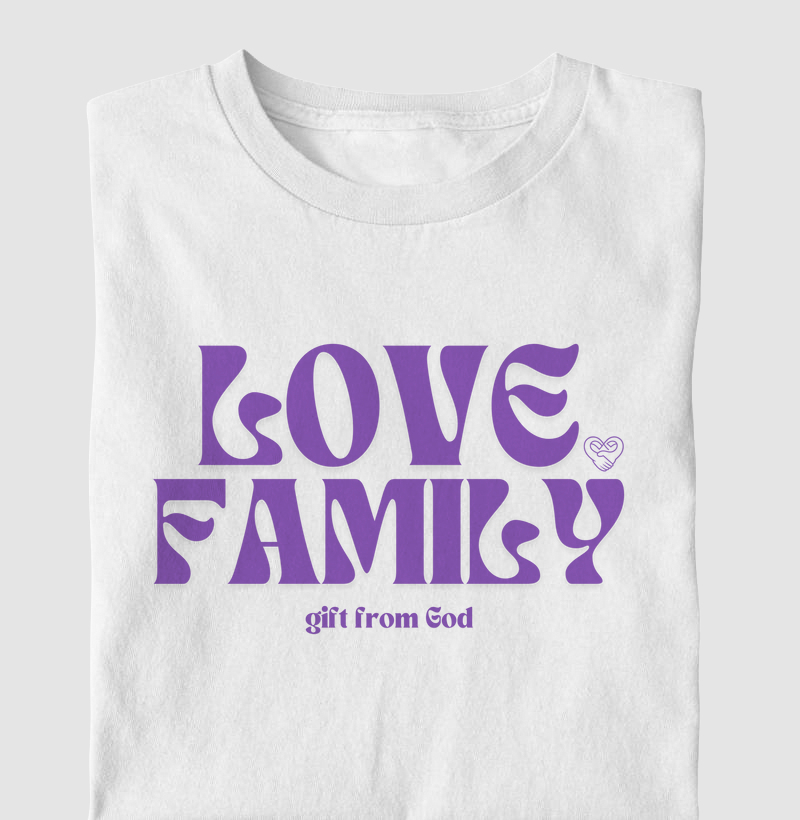 Camiseta Infantil - Família Love Family