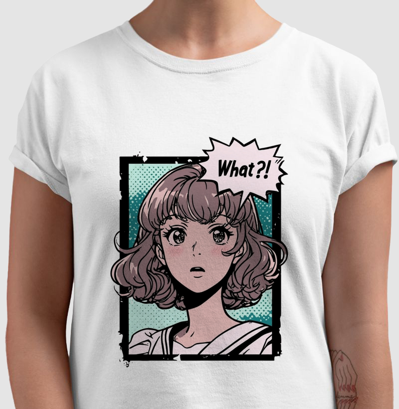Camiseta Anime What?!
