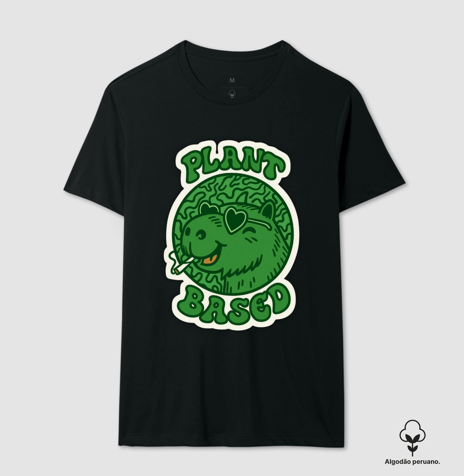 Camiseta algodão peruano - Plant Based