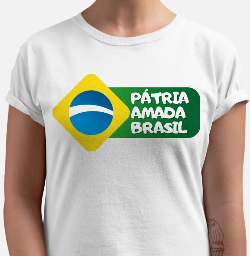 Camiseta - PÁTRIA AMADA BRASIL