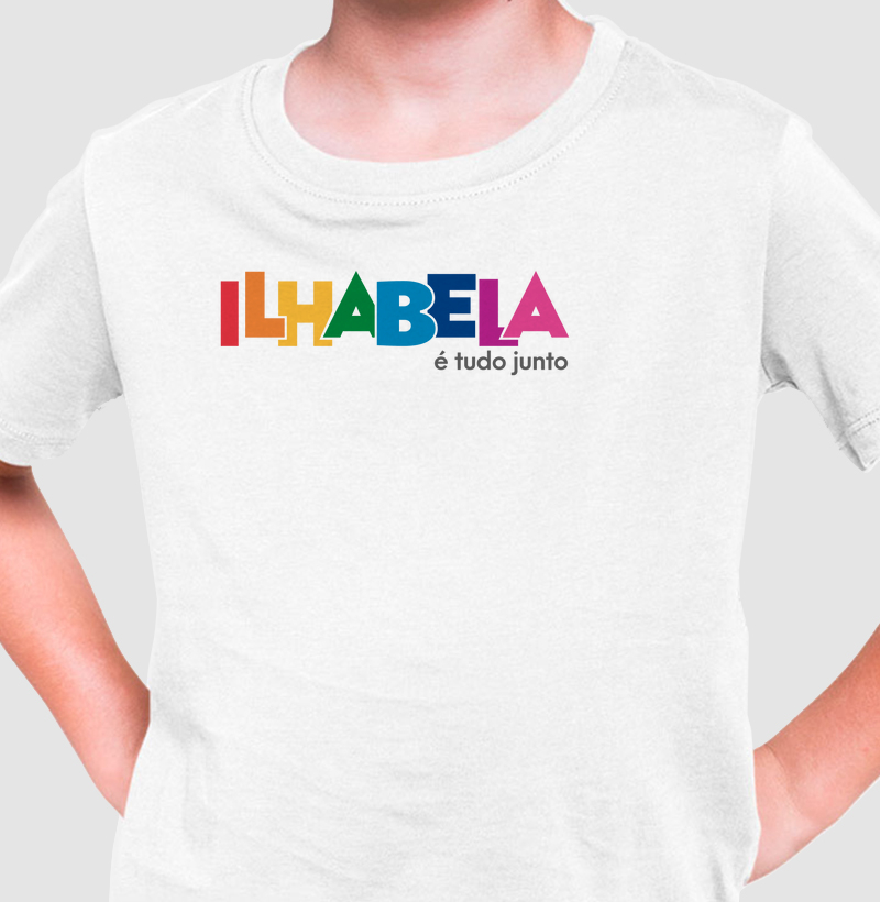 Camiseta Ilhabela é tudo junto Infantil