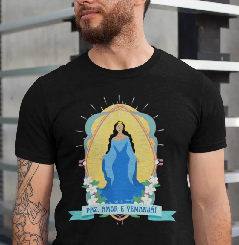 Paz, amor e Yemanjá.
