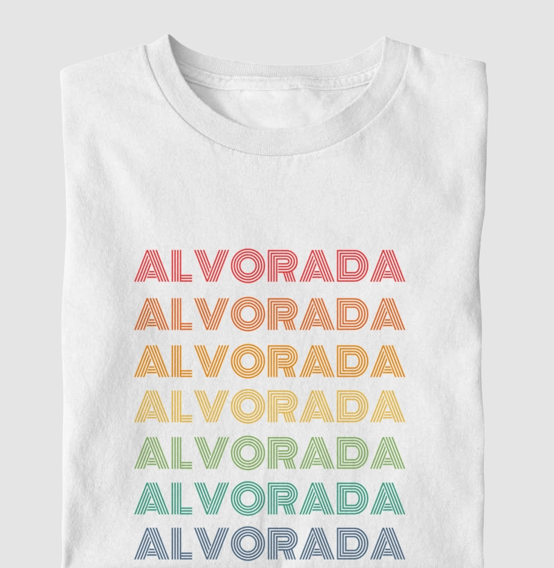 Alvorada Letreiro Retrô