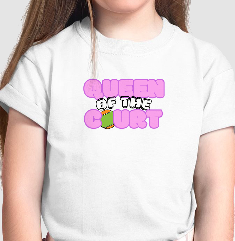 Camiseta Infantil - Queen of the Court