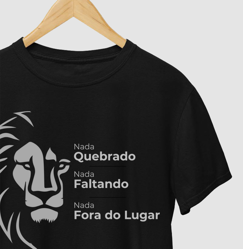 Camiseta Animalis Rei Leão 100% Algodão
