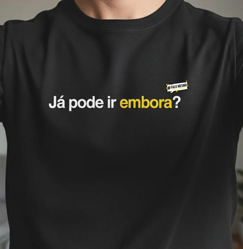 Já pode ir embora?