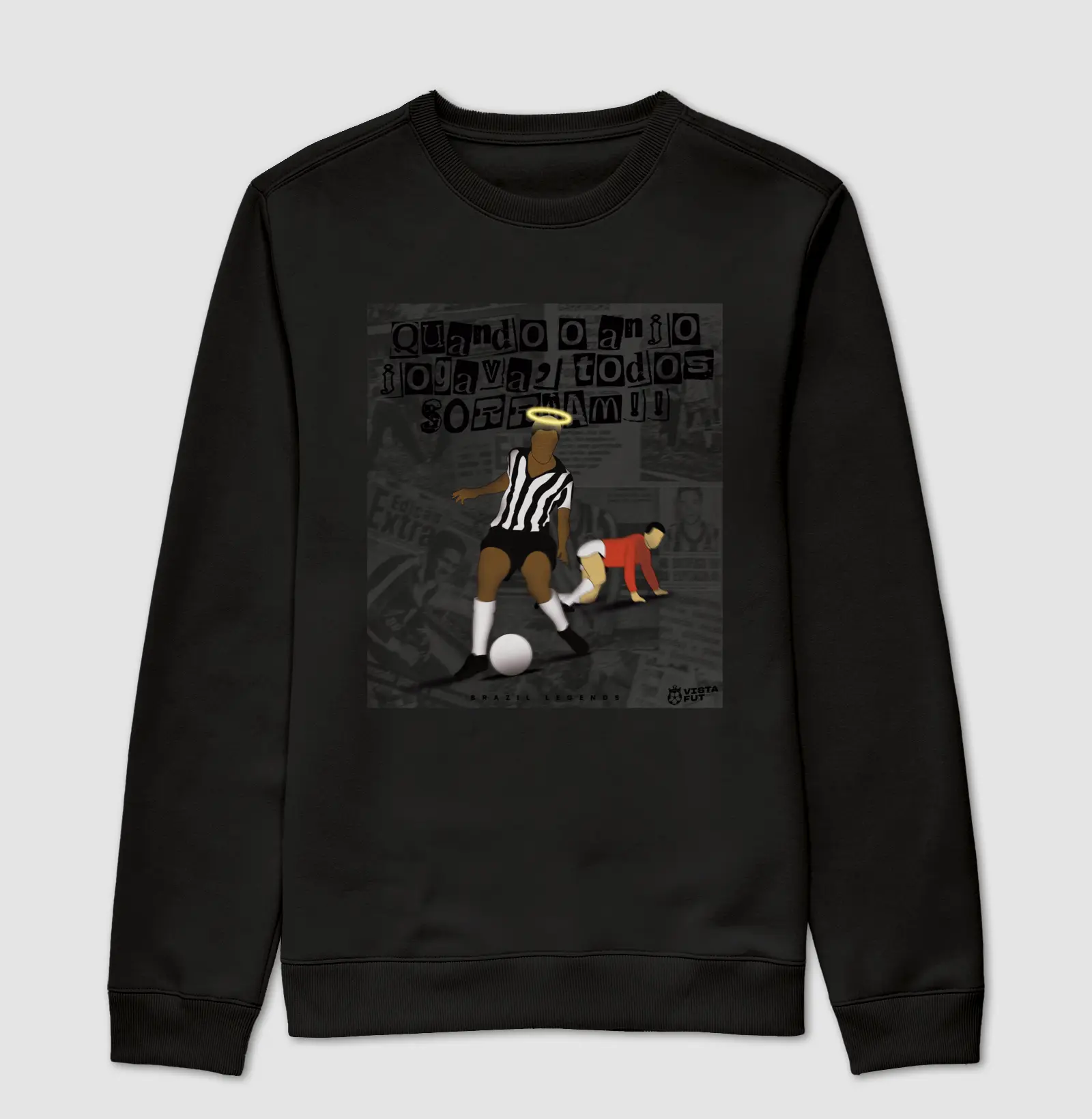 Suéter moletom - O Anjo Alvinegro