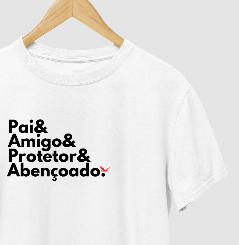 Camiseta "Pai & amigo"