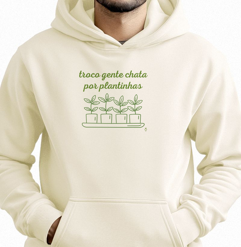 Troco gente chata por plantinhas
