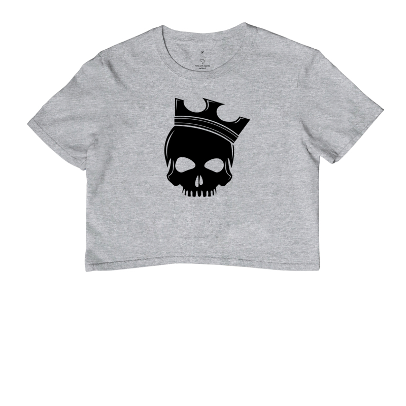 Basic Skull Black - Cropped