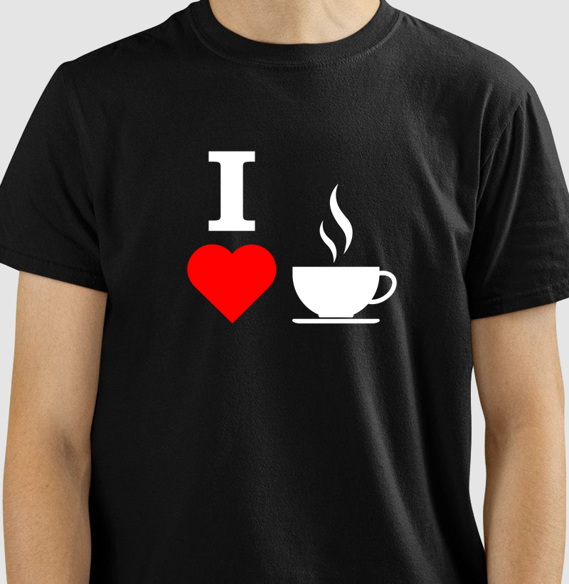 Camiseta I Love Café