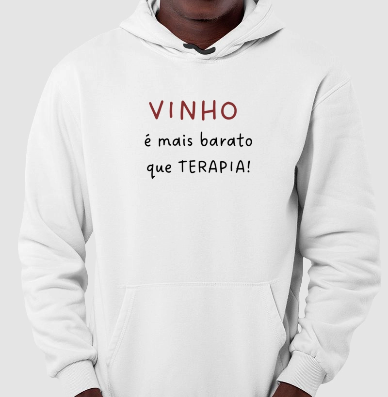 Moletom Vinho é mais barato que terapia!