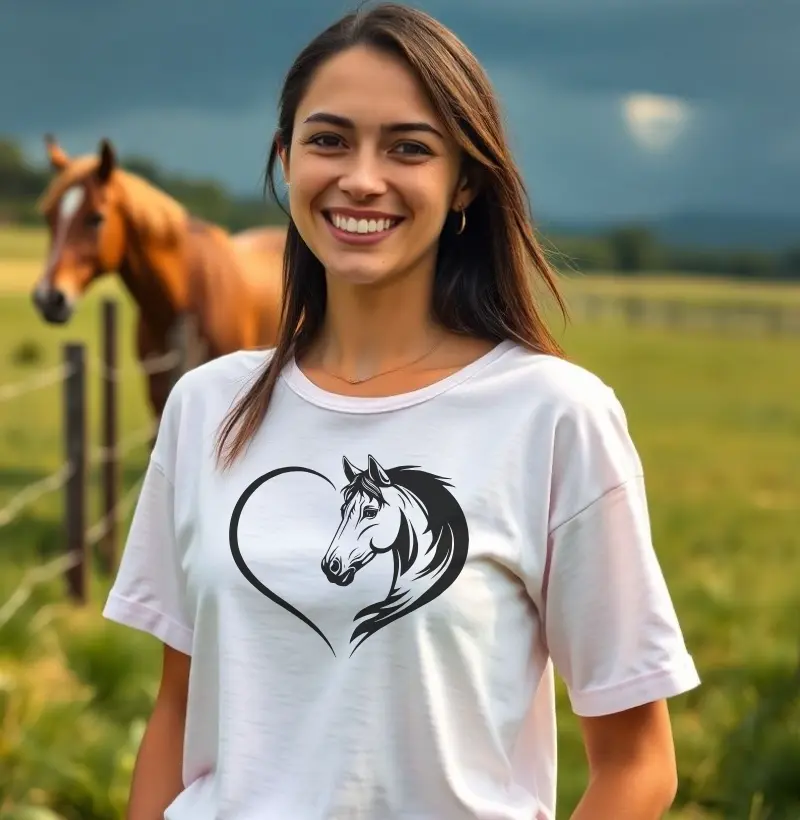 Coração de Cavalo - Algodão 30.1