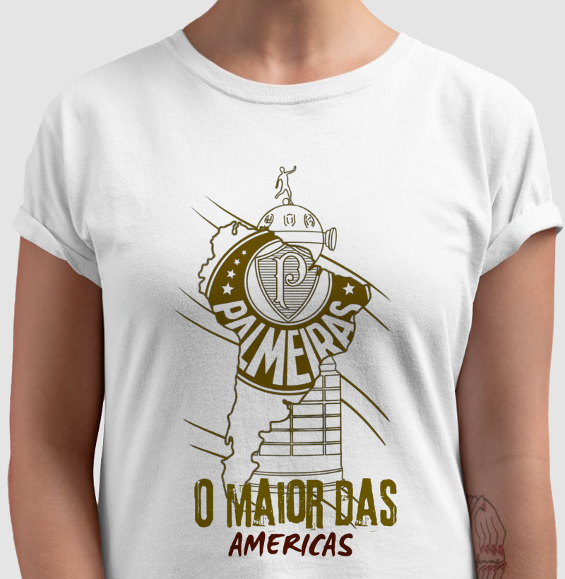 Camisa 100% algodão, maior das Américas 