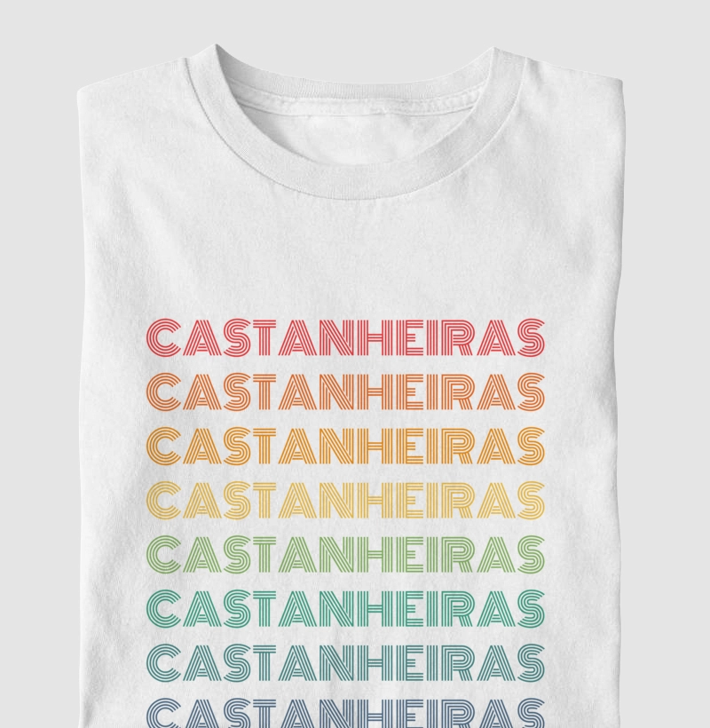 Castanheiras Letreiro Retrô