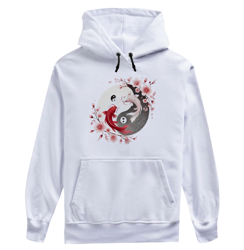 Yin Yang com Peixe Koi