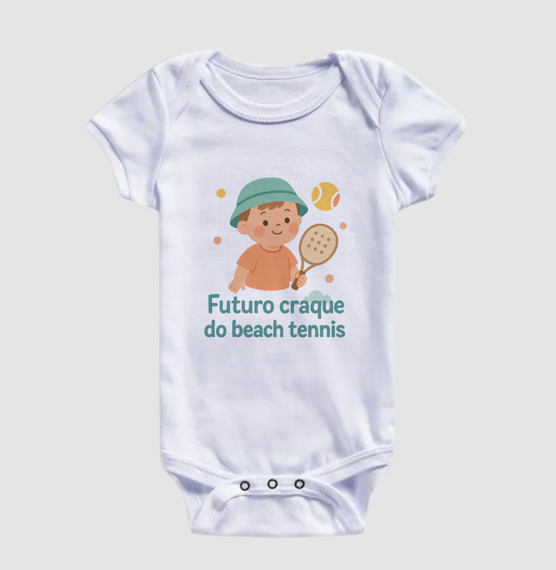 Body Infantil - Mini Craque da Areia