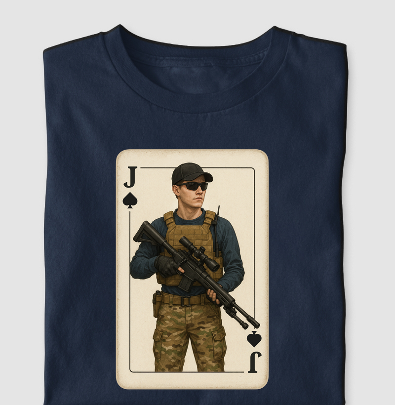 Camiseta Sniper Valete de Espadas Combate