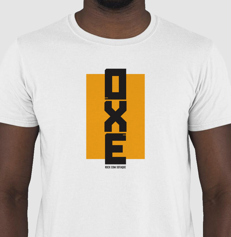 Camiseta OXE branca - Estampa pequena