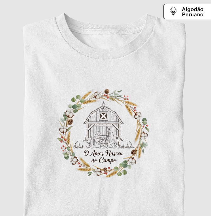 O amor nasceu no campo - Algodão Peruano