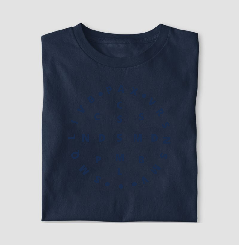 Linha Discreta São Bento Letras Azul Marinho