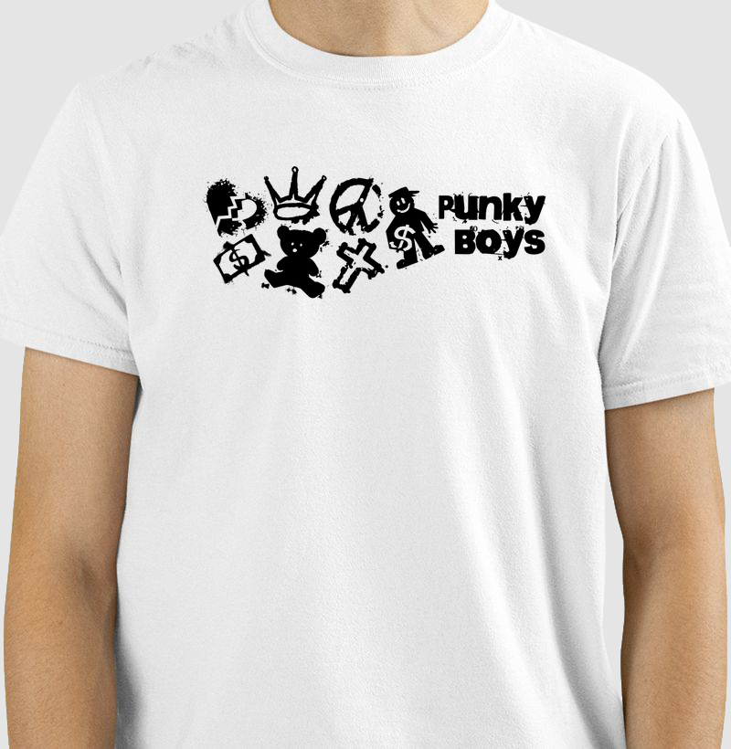 Punky Boys: Camiseta- Atitude e Estilo Urbano
