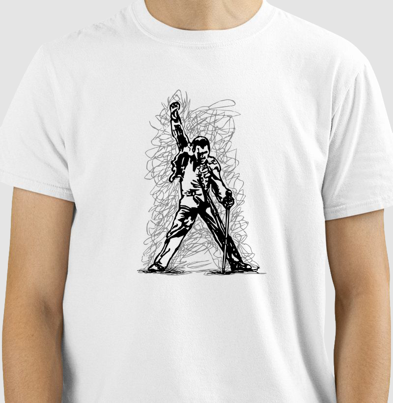 Camiseta Ícone do Rock