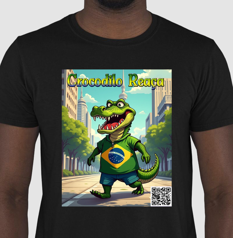 Camiseta - Crocodilo Reaça
