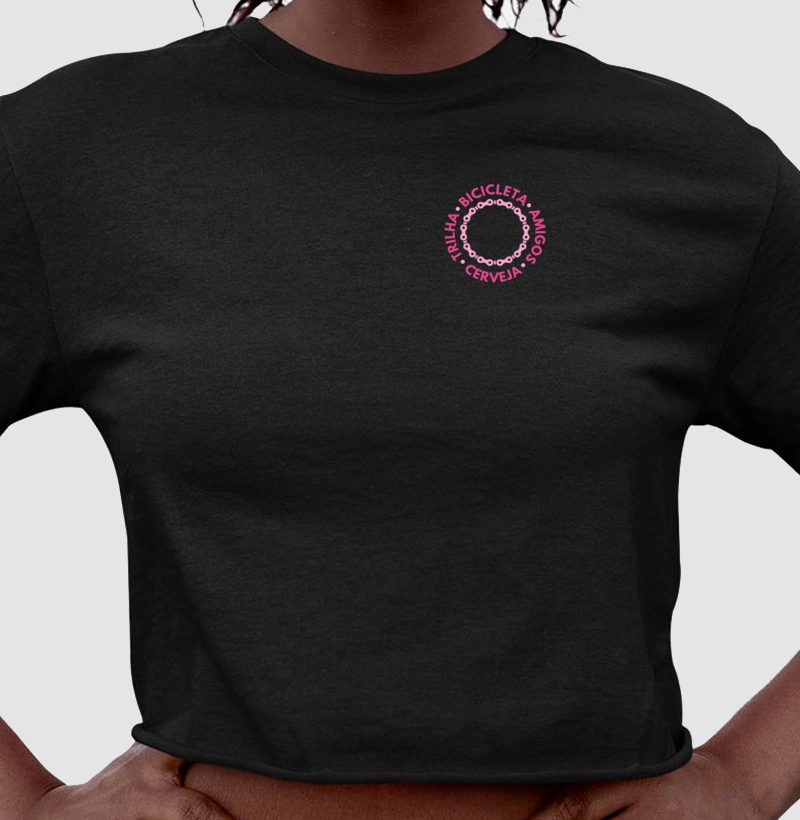 Camiseta Cropped Corrente