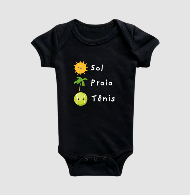 Sol, praia e tênis
