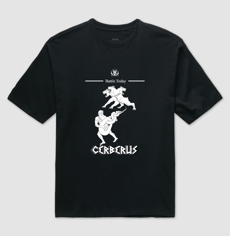 Camiseta Oversized - Hércules Cérberos (Edição Battle Today)