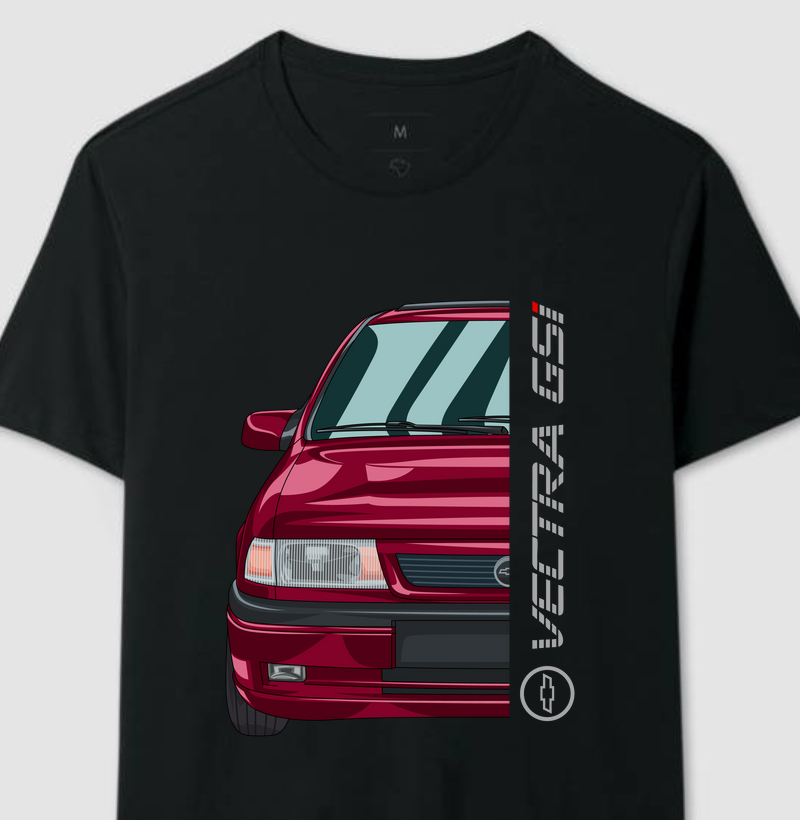 Vectra GSI Vermelho Goya Perfil