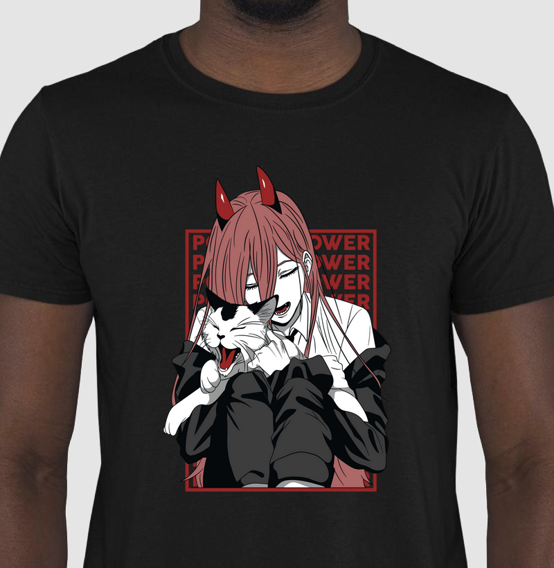 Camiseta Power & Nyako – Edição Bloody Affection