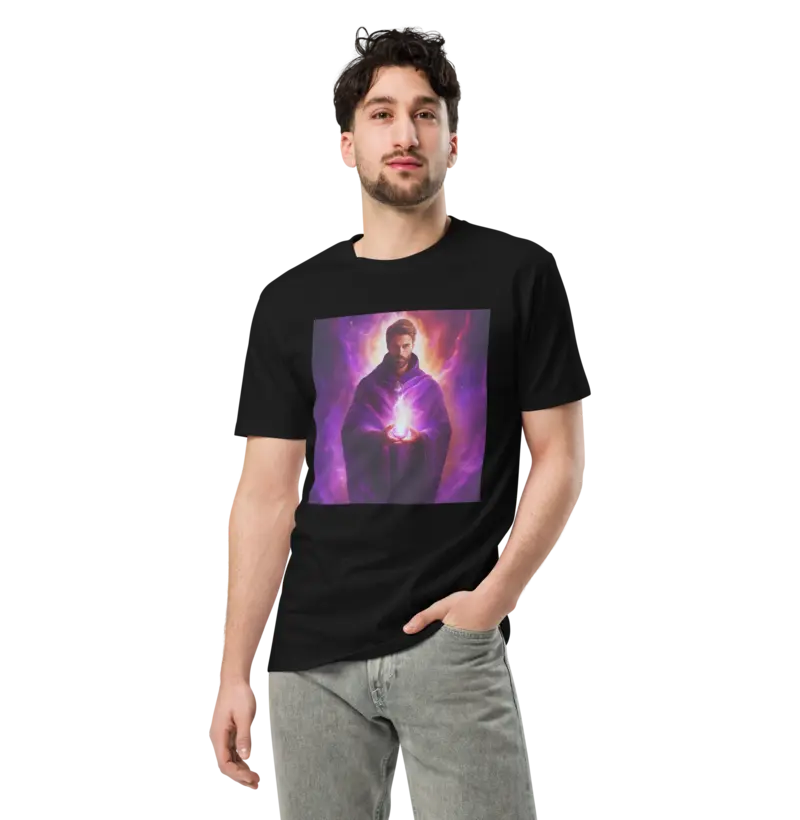 Transforme-se com a Energia da Chama Violeta: Camiseta Saint Germain – Garanta a Sua!