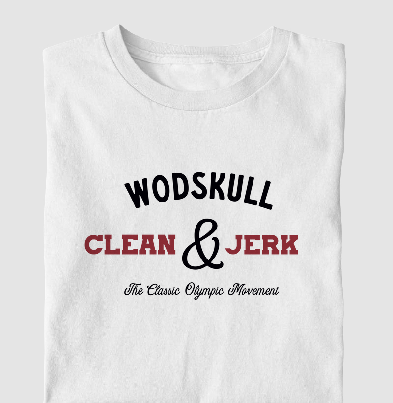 Camiseta Wodskull Clean & Jerk