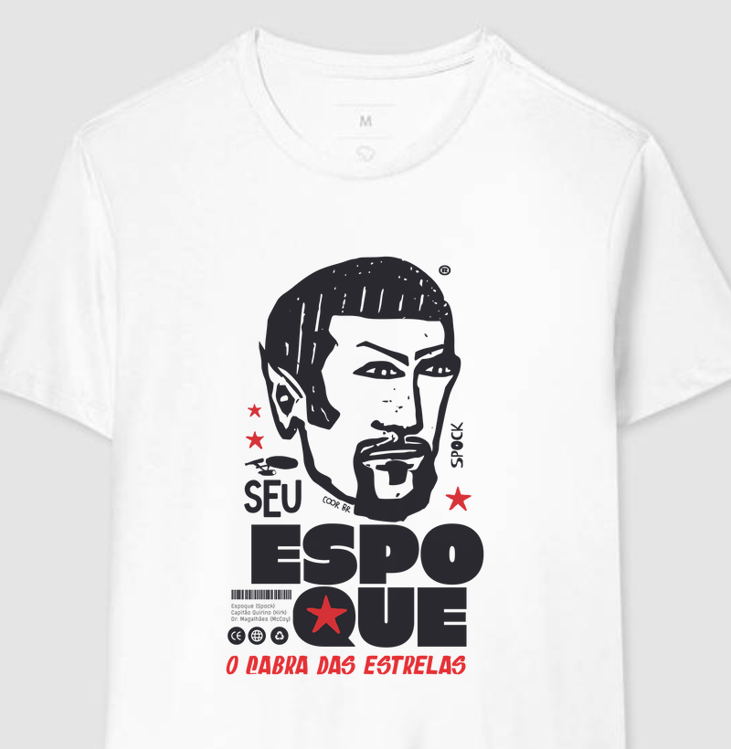 Camiseta Seu Espoque (Spock)