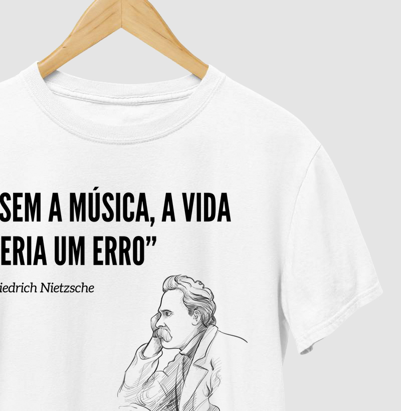 Camiseta Nietzsche e a Música