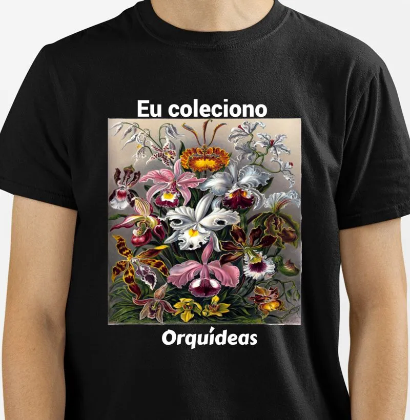 Camiseta Mix Orquídeas