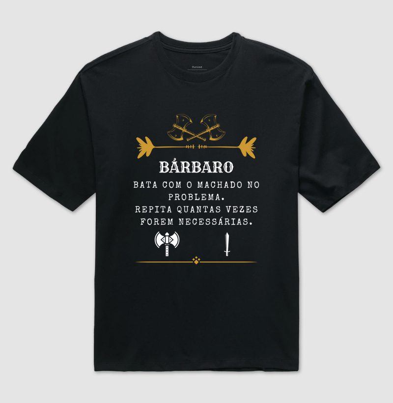 CLASSES - Bárbaro (Oversized)
