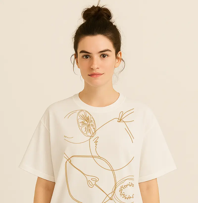 Camiseta Oversized Orange Fruits