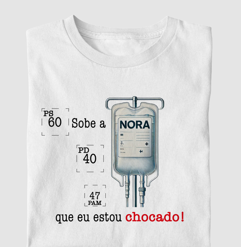 Sobe a Nora que eu estou chocado!