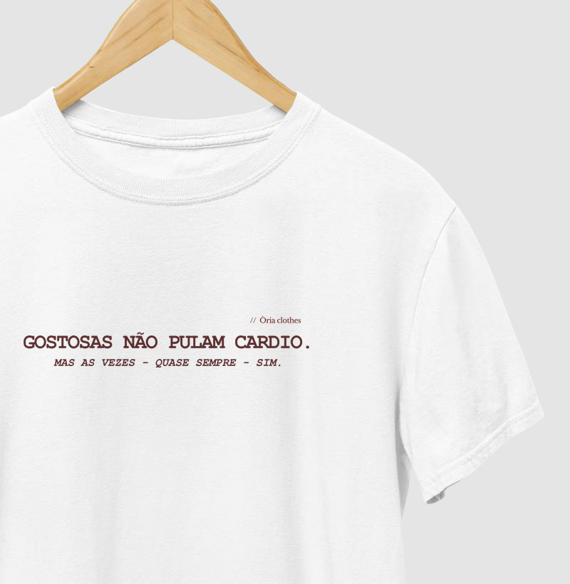 Gostosas não pulam cardio