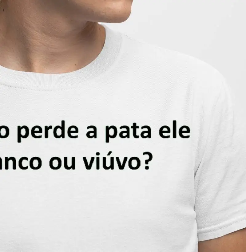 Camiseta de frases divertidas (inglês) "Pato", 100% algodão. 