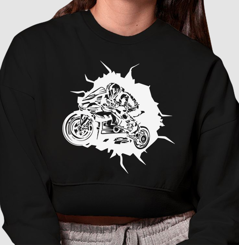 Silhueta de moto italiana