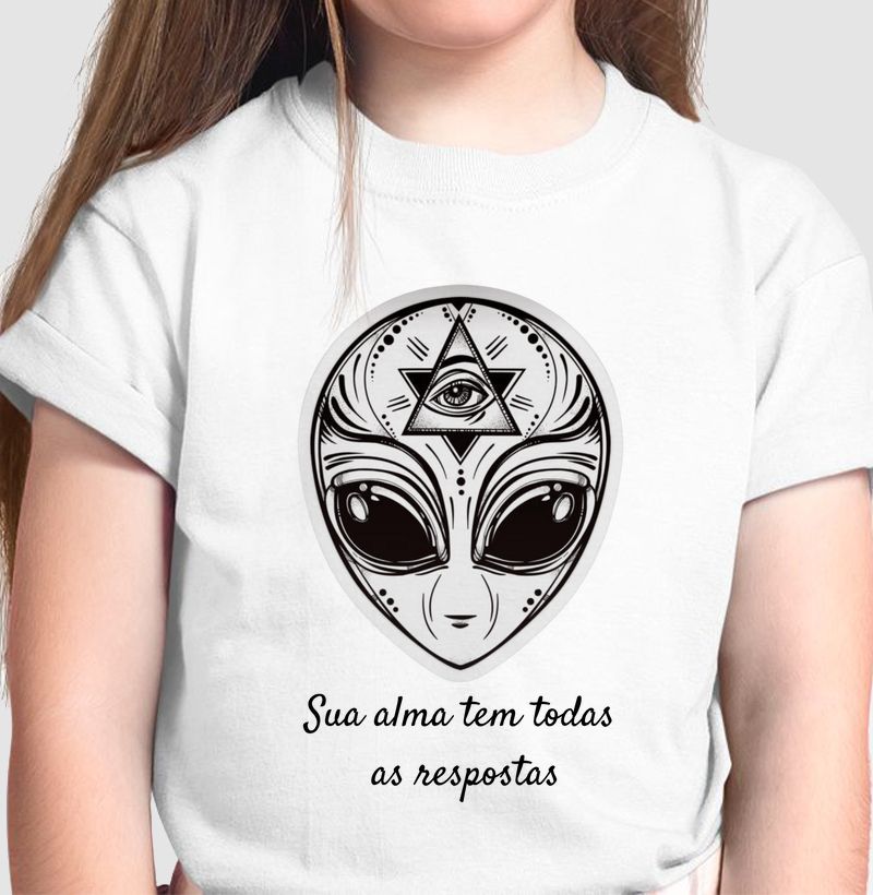 CAMISETA INFANTIL - RESPOSTAS DA ALMA