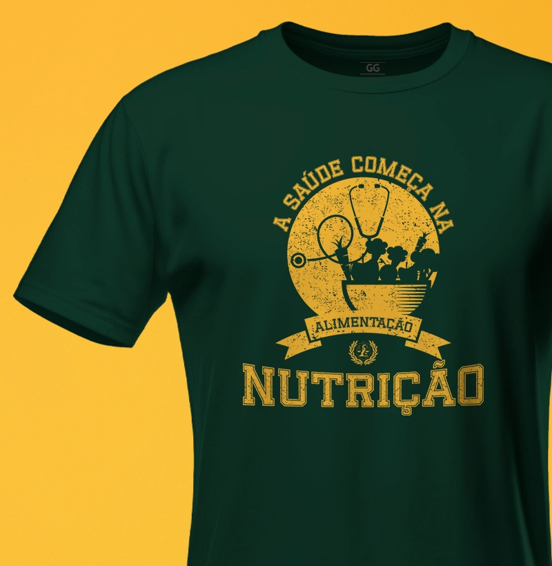 Camiseta Nutrição alimentação - masculina